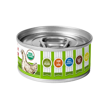 Organic canned cat fashion food