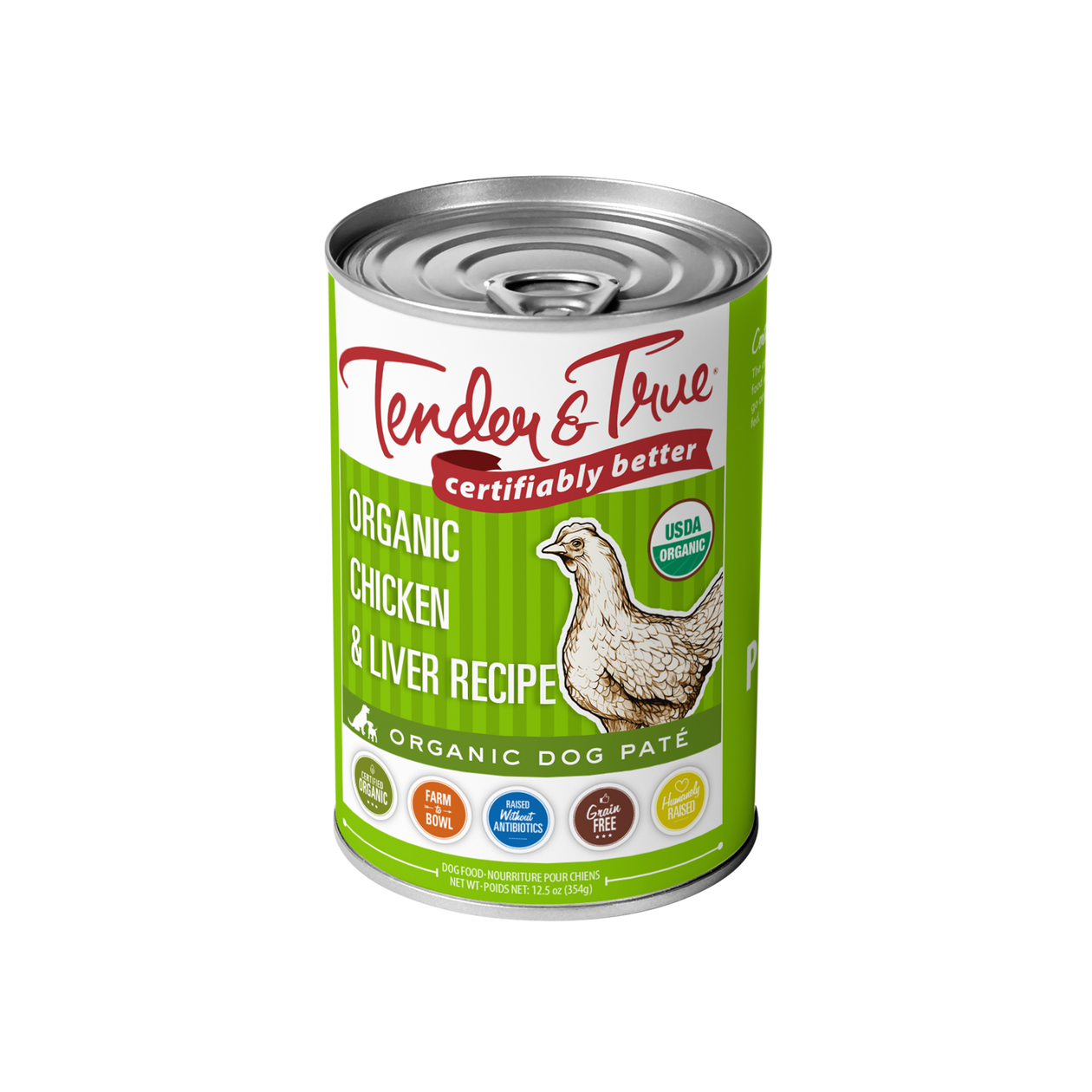 Organic Chicken Liver Recipe Dog Food Tender True Pet