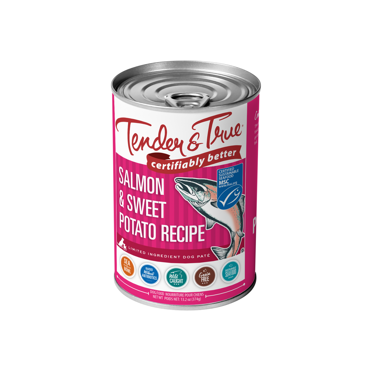 Salmon Sweet Potato Recipe Dog Food Tender True Pet